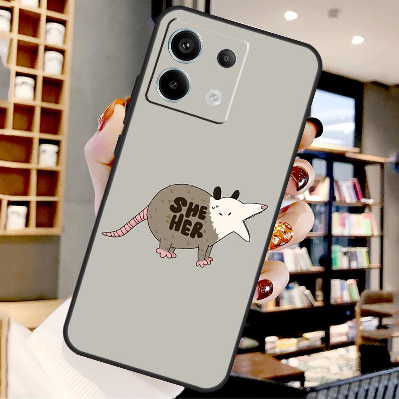 Cottagecore Opossums For Xiaomi Redmi Note 13 Pro 9 10 11 12 14 15 Pro Plus Case For Redmi 15 12C 13C 14C 10C 15C