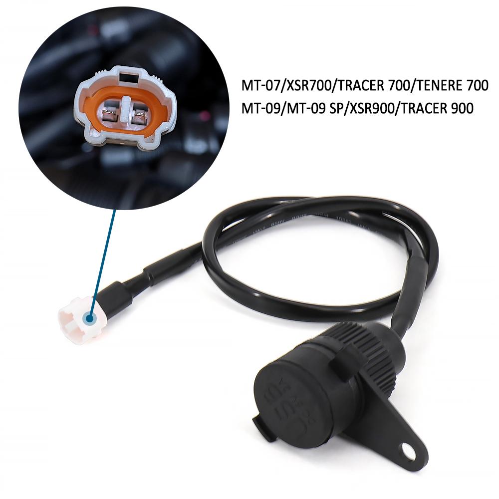 MT-09 SP Motorcycle Accessories Dual USB Charger Plug Socket Adapter For YAMAHA MT09 2017 - 2023 XSR900 Tracer 900 MT07 XSR700