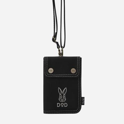 Dod Day Canvas Mini Crossbody Bag (Black)