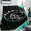 1PC Amsterdamsche Football Club Ajax Patterned Flannel Blanket Suitable For All Seasons for Home Decor Warmth and Comfort Gifts Holiday Present