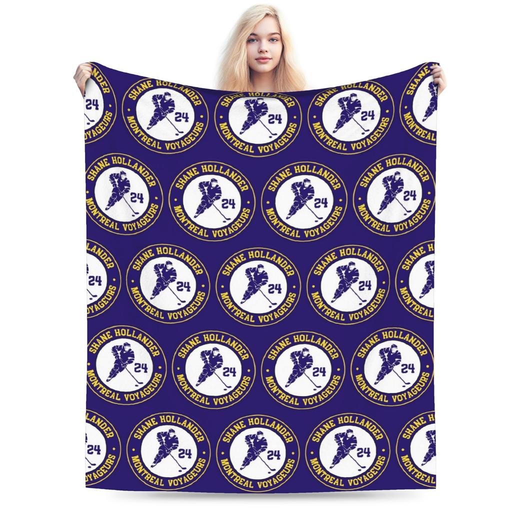 Heated Rivalry Knitted Blankets Fleece Canadian Sports Romance Super Soft Throw Blankets for Bedroom Sofa Bedspread