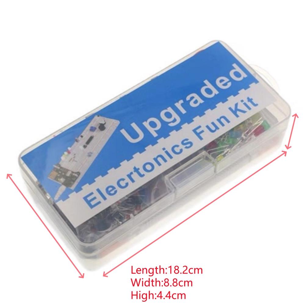 Electronic Components Kit Pack Starter DIY Project For Arduino UNO R3 Common Capacitors Resistors Capacitors 830-well Breadboard