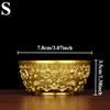 1pc Metal Incense Burner Chinese Sacrificial Incense Burner Buddha Hall Incense Burner Home Decoration Feng Shui Accessories