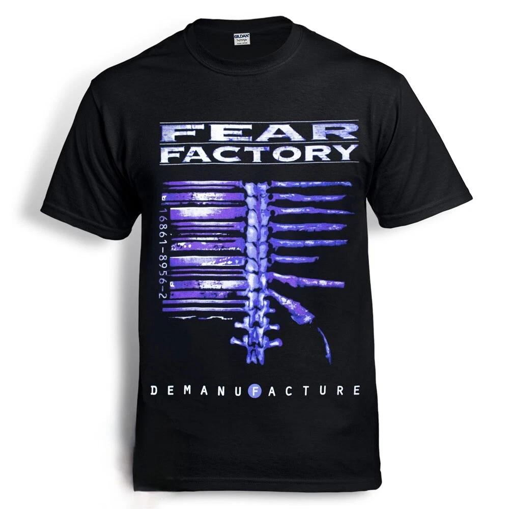 Fear Factory  Demanufacture  Black T-Shirt 4XL