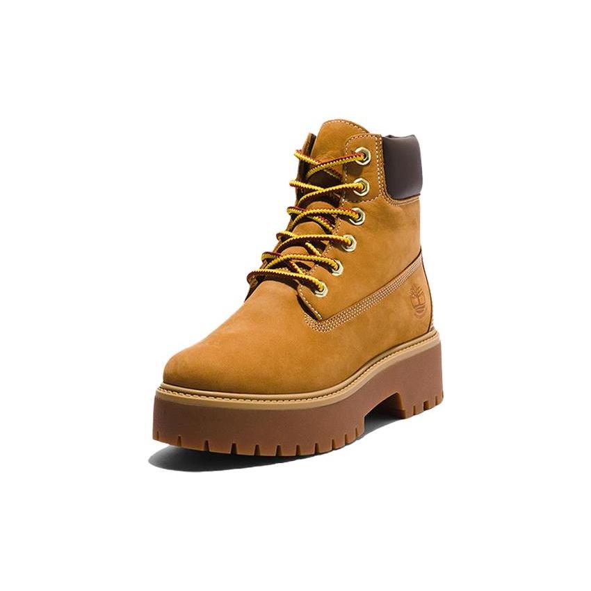 (WMNS) Timberland Stone Steet 6 Inch Stivali Impermeabili con Plateau Premium 'Wheat Nubuck' Donna A5RJD
