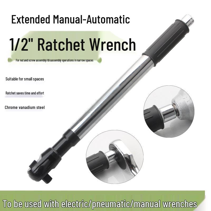 1/2 Inch Dual-Function Adjustable Electric Ratchet Wrench