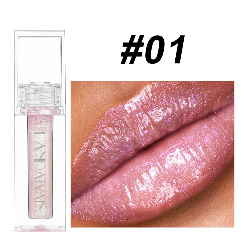 

Теплый жемчужный блеск для губ с маслом для губ с мелкими блестками Прозрачный блеск для губ с длительным эффектом Увлажняющий антипригарный блеск для губ Cup Toot 01#