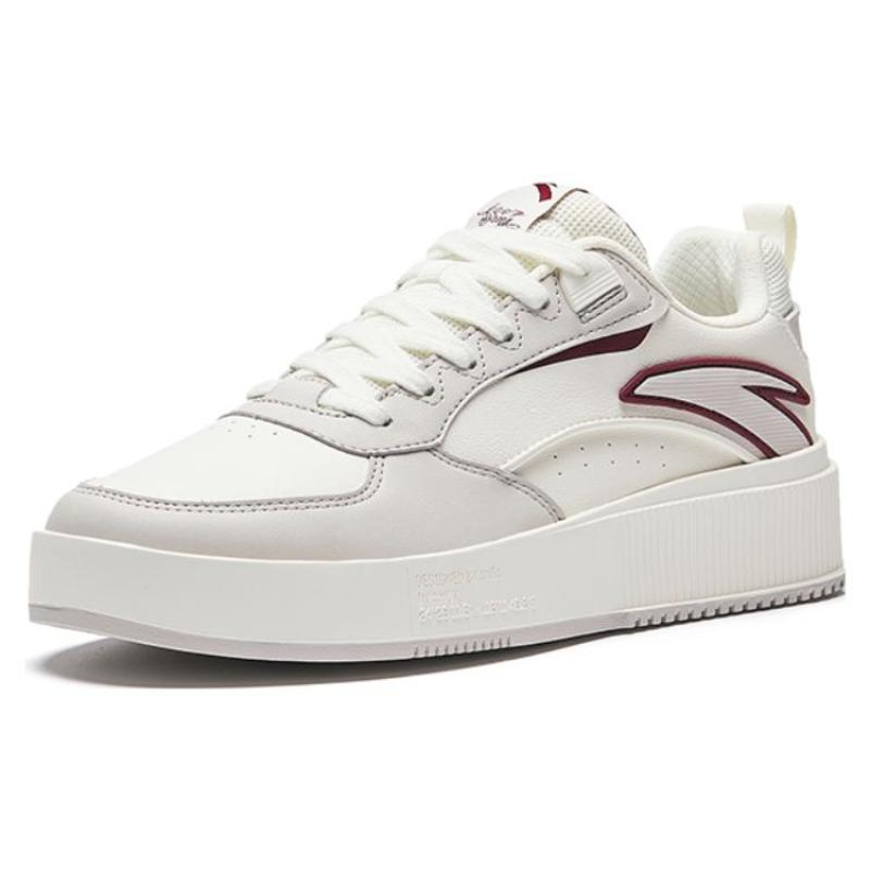 Anta Milk Lid 2 Abrasion Resistant Breathable Low top Skateboard Shoes Men's White Sneakers 912348080-7
