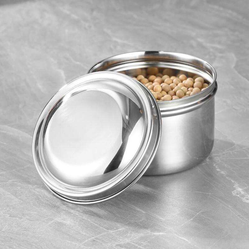 Gu Rou 304 Stainless Steel Multi-Purpose Food Storage Bowls with Lids (5-Pack)