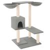 VidaXL Cat Tree with Scratching Posts Light Grey 82 Cm 171760
