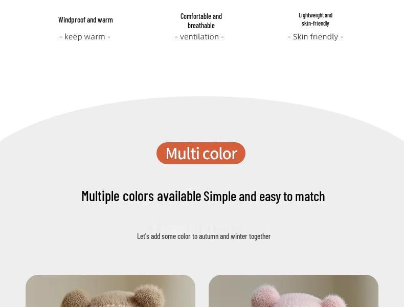 Kids' Wool Hat and Scarf Set with Ear Protection for Women and Boys - Warm, Velvet-Lined Pullover for Autumn and Winter