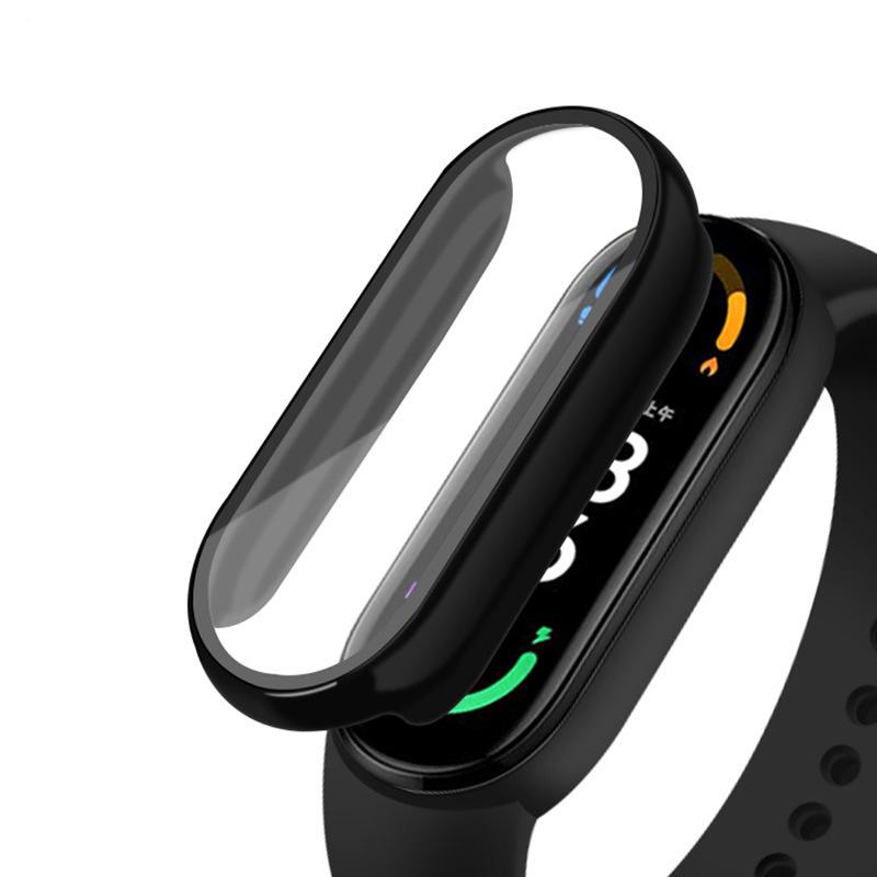 Case Cover+glass For Xiaomi Mi Band 7 6 Accessories Case+Film Full Coverage Protective Cover Miband 7 6 5 4 3 Screen Protector Mi Band Case