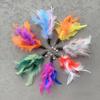 3pcs/5pcs Small Feather Cat Toy DIY Replace Cat Teaser Stick Replacement Pet Toy Accessories