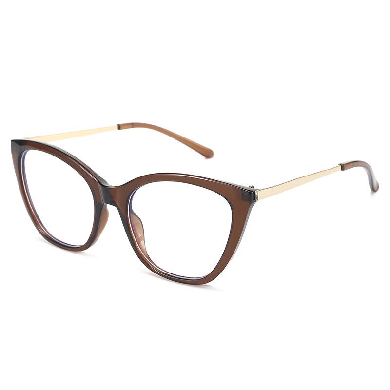 Trendy Retro Cat-Eye Prescription Glasses - Black Frame Women's Style