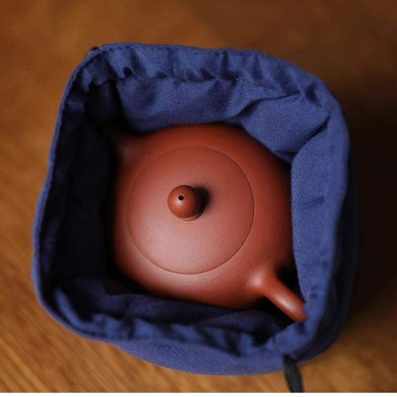Vintage Storage Bag Portable Travel Tea Set Storage Bag Tea Pots Teacup Drawstring Cloth Bags Kung Fu Tea Ceremony Accessories