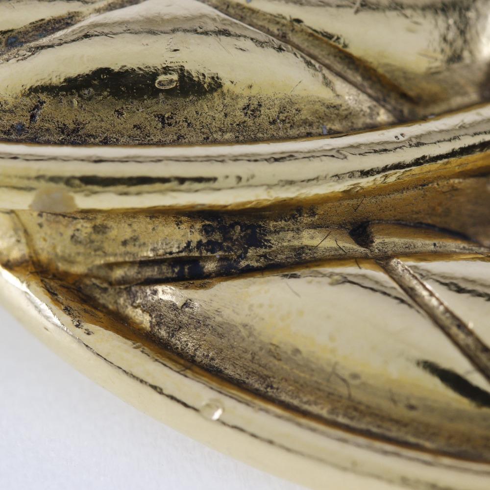 Chanel COCO Mark Brooch Matelasse Plated Gold 34.3g Women Used