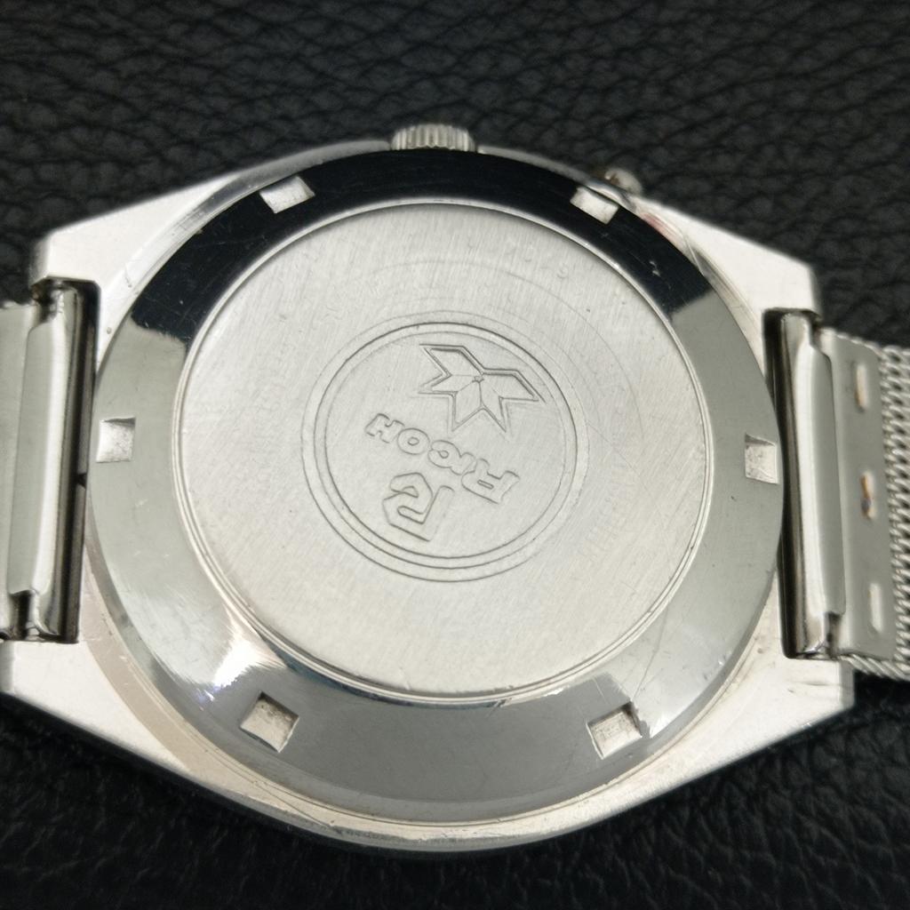 DAY @ 9 VINTAGE RICOH R31 AUTOMATIC JAPAN MENS ORIGINAL DIAL WATCH A709443-1