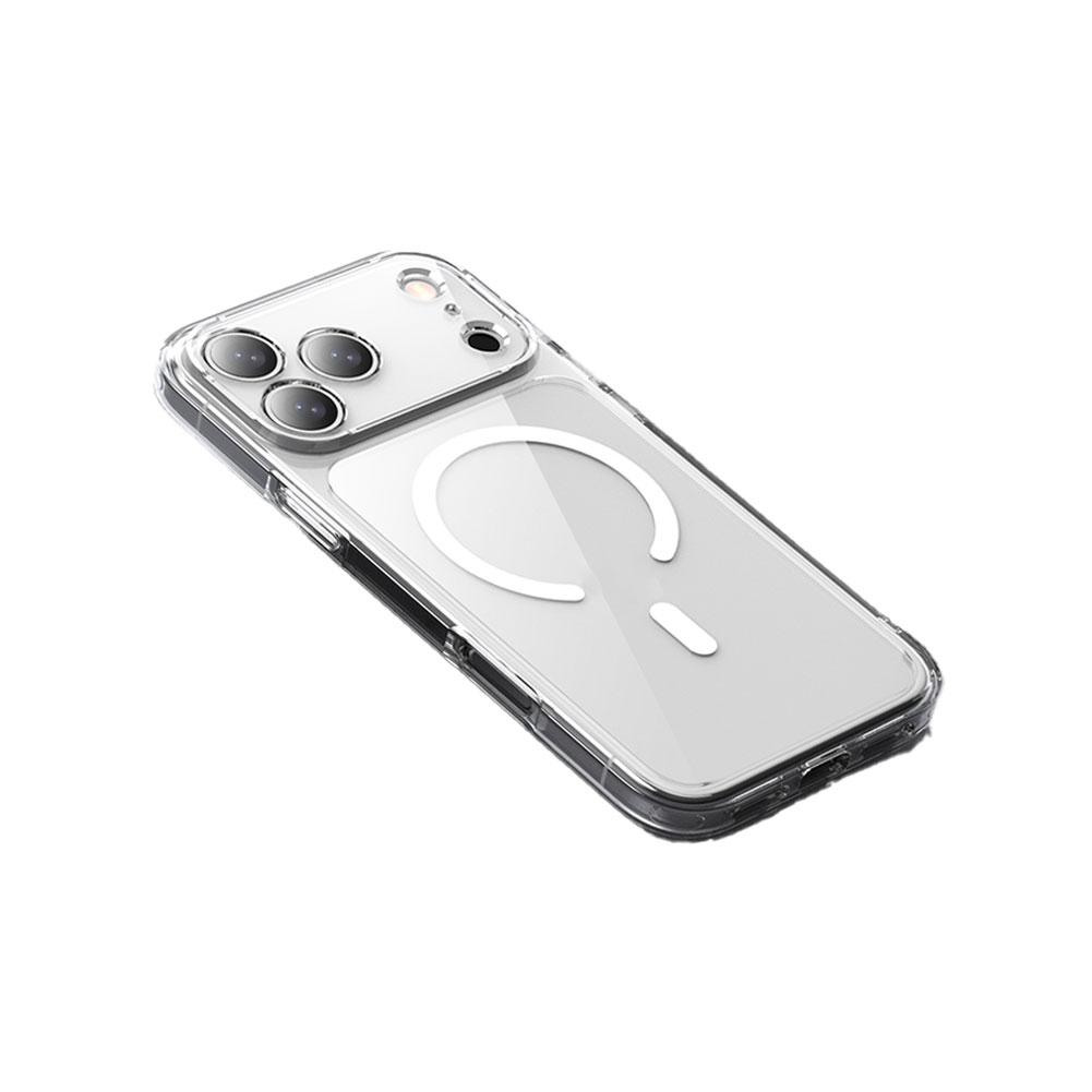 Luxury Clear Shockproof MagSafe Magnetic Case for iPhone 17 Air 17Pro 17 Pro Max Hard Back Cover Support Wireless Charging
