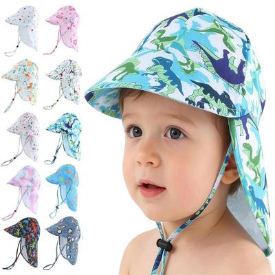 2026 Baby Quick-Dry Dinosaur Print Sun Hat
