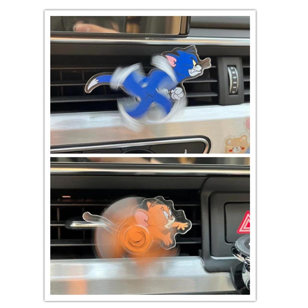 YAYAMIYA Tom & Jerry Car Decoration Vent, Cat and Mouse Car Decoration Vent, Cute