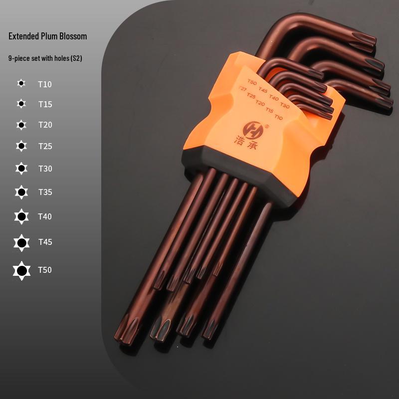 6-Point Torx and Metric Hex Wrench Set