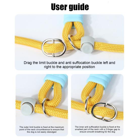 150CM Dog Leash with Handles Heavy Duty No Pull Adjustable Escape-proof Small Medium Large Dogs Traction Rope Pet Supplies