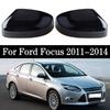 Rear View Mirror Cover Cap Replacement Gloss Black For Ford Focus 2012 2013 2014