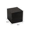 Black Sandalwood Square Blank Unfinished Wood Blocks Non Toxic for DIY Carving Stamp Craft