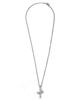 LION HEART HOWL Howling Cross Necklace S SIZE Sterling Silver 925 50cm / / /