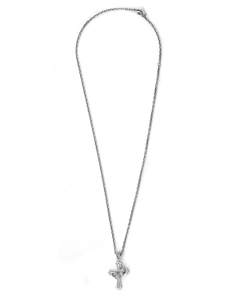 LION HEART HOWL Howling Cross Necklace S SIZE Sterling Silver 925 50cm / / /