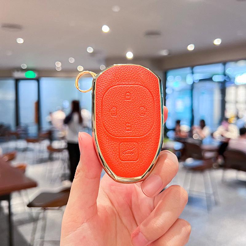 

Compatible with GAC Trumpchi Empow Key Case J15 Chuanqi 16 Shell for GS8 (2nd Gen), GS3 YingSu, YingKu M8, ZongShi E9