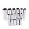 13pcs Short/11pcs Deep Hi-Spec 1/4  Socket Set Adapter Short Long Sockets 4-14mm Deep Socket Tool Heads Torque Spanner Ratchet Socket Wrench