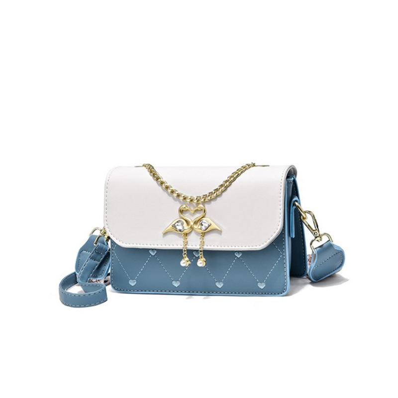 New Autumn and Winter Women's Bag Crossbody Bag Genuine Leather High-quality Niche Commuting Small Square Bag