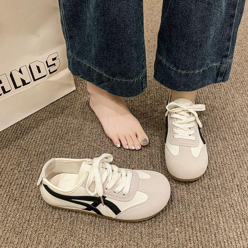 Fashion Forrest Gump Shoes Flat 2025 Popular Breathable New Retro Mesh Versatile German Training Casual Sports Board Shoes Women