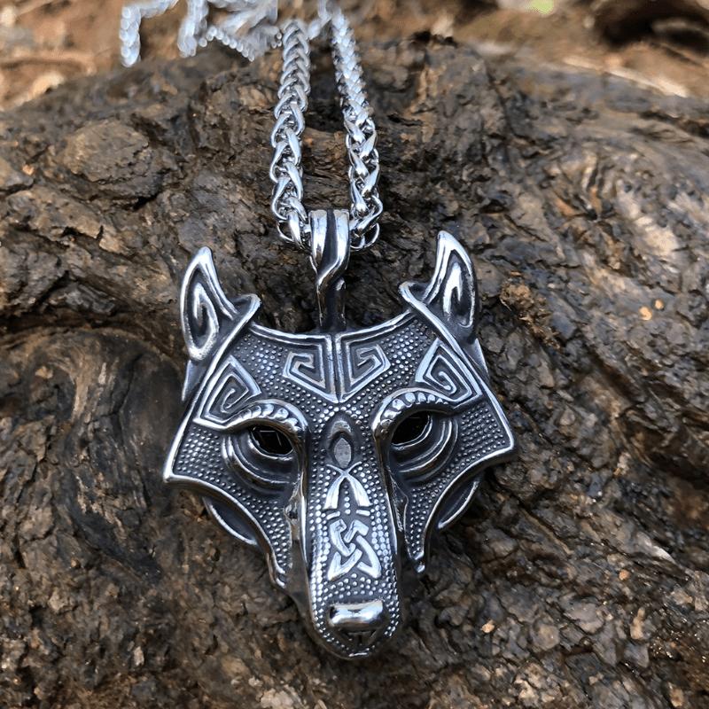 Viking Wolf Head Accessories New Product Wolf Head Protector Pendant Men s Best Jewelry Gift pendant necklace