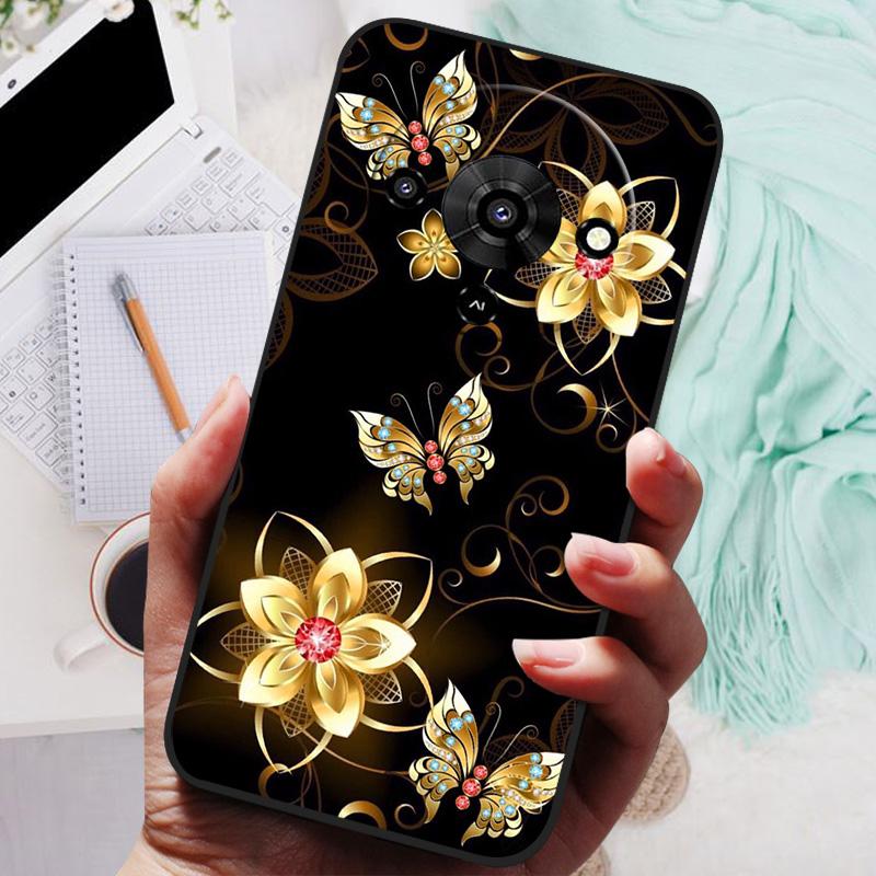 For ZTE Blade A76 5G Z2469N Case TPU Soft Rose Panda Cute Silicone Case Covers For ZTE Blade A76 A 76 BladeA76 5G Phone Cases