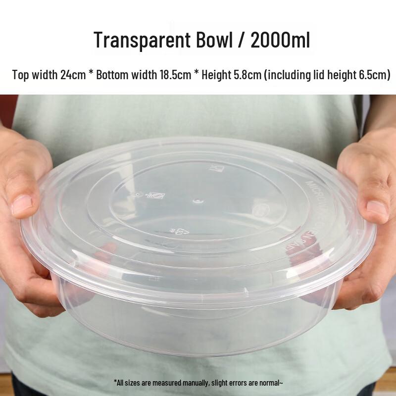 Disposable Transparent Food Containers