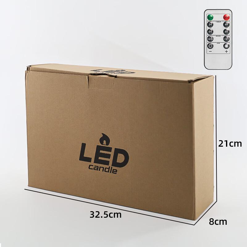 Handun Flameless LED Pillar Candle Set