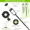 Solar Outdoor Garden Light Yard Decoration Lights Plastic Texture Lawn Solar Lamps Suitable for Pathway and Lawns