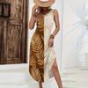 Womens Summer Dresses 2025 Loose V Neck Sleeveless Sundresses Beach Swimsuit Coverup with Pockets Casual Tank Maxi