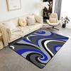 Erosebridal Pink Grey Black Abstract Area Rug 3x5 Geometric Spiral Modern Rug for Bedroom Living Room Abstract Stripe Ombre Fluid Carpet Dec
