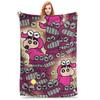 Crayons Shin-chans Cosplay Plush Blanket Kids Adult  Flannel Throw Blanket For Outdoor Super Soft Custom Quality Bedspread Gift