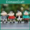 Raincoat Crayon Shin Chan Pvc Action Figure Model For Decoration Birthday Gift