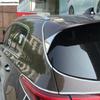 For Kia Sportage 4 2016 2017 2018   ABS Chrome Rear Window Spoiler Side Wing Triangle Cover Trim External Accessories