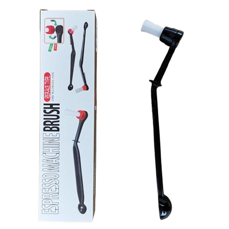 Coffee Dust Clean Brush Grinder Cleaning Brush Brewing Head Brush Plastic Handle Detachable Brush Head Sweeping Barista Tools