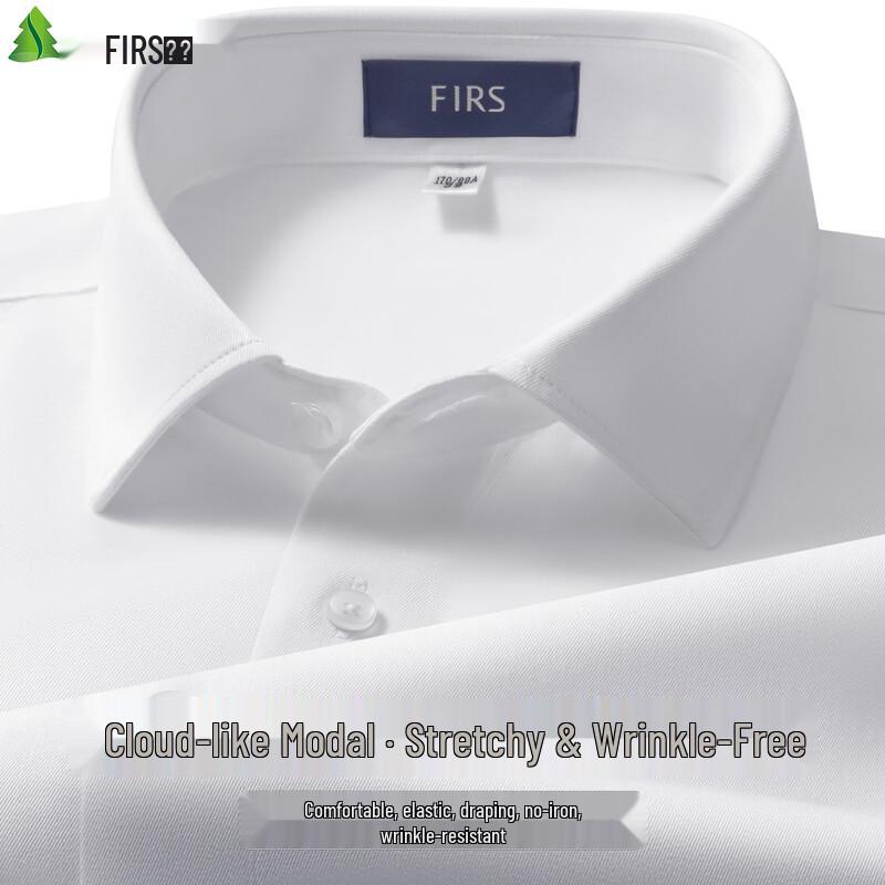 FIRS Men s Cloud-feel Modal Non-Iron Short Sleeve Shirt 39