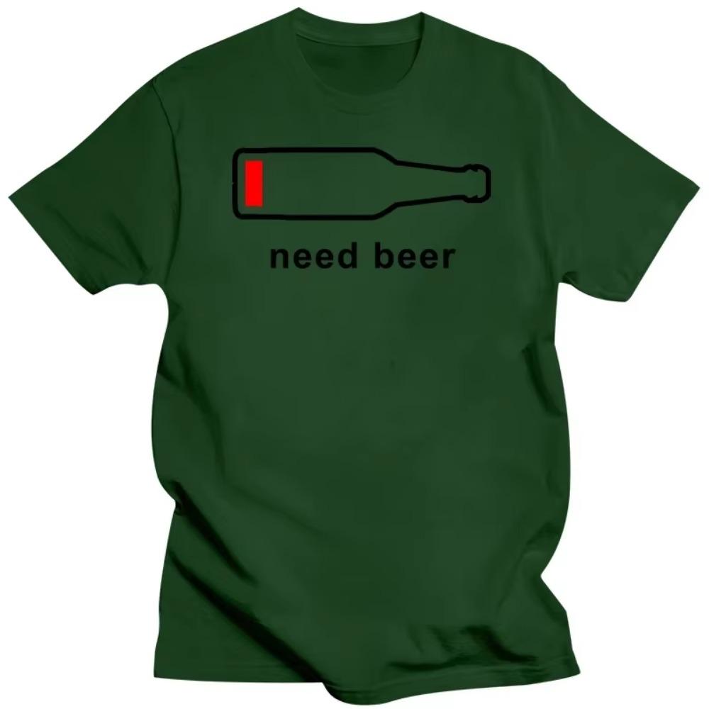 Oversized T Shirt Graphic Tees Women Men Clothing Funny Need Beer Print Summer T-shirts Short Sleeve Oversized T Shirt Mens Top