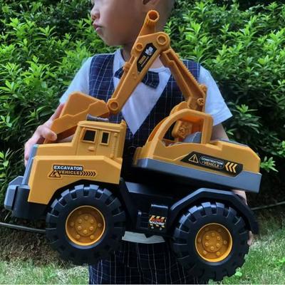 4 Styles Tractor Excavator Bulldozer Drop Resistant Crane Truck Model  for Boys