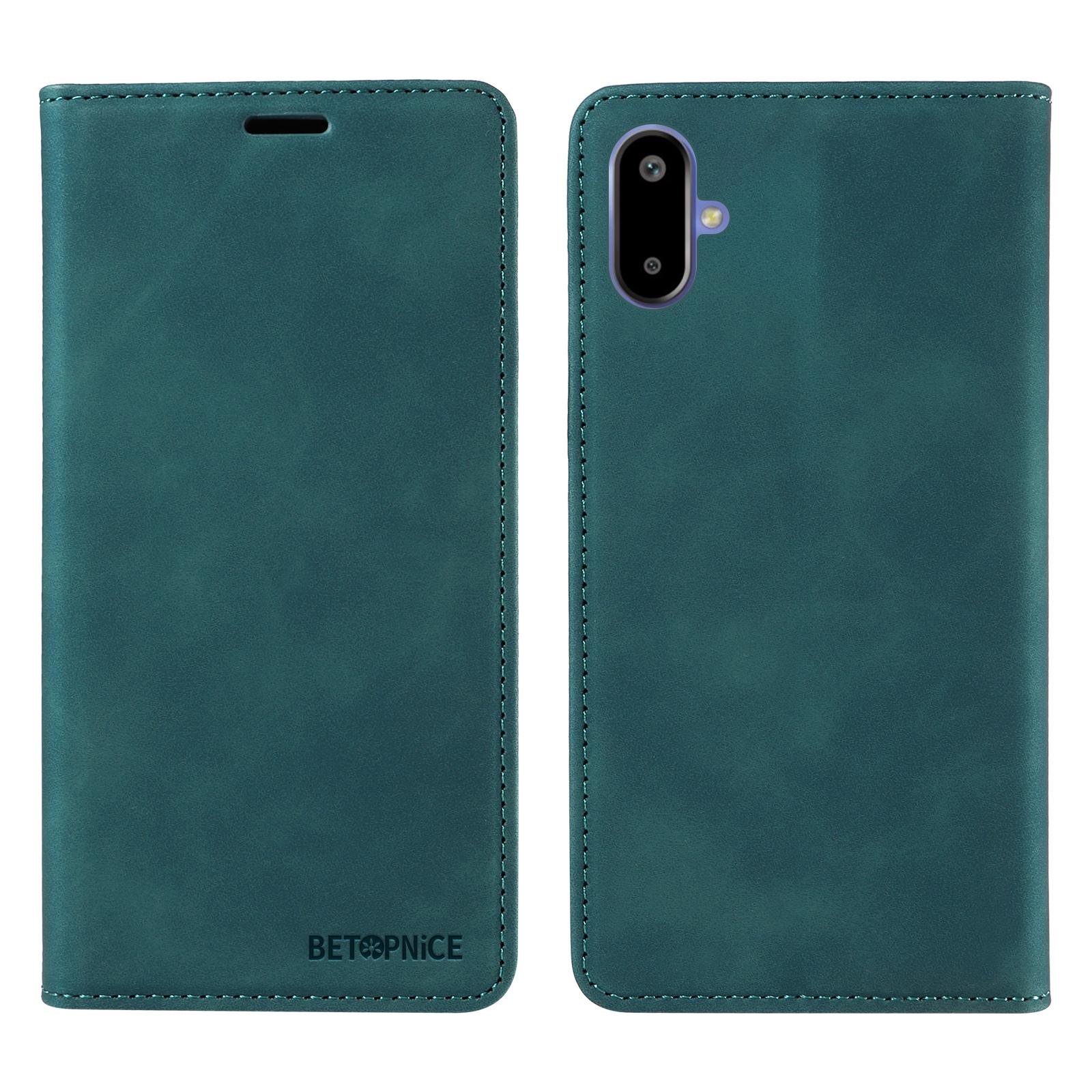 

For Samsung Galaxy F06 5G Case BETOPNICE Magnetic Closure RFID Blocking Wallet Stand Leather Phone Cover E