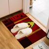 Kansas City Chiefs Logo Rug Game Carpet, Floor Mat for Bedroom Living Room Entryway Rug, Home Decor Idea Gift for Christmas Birthday